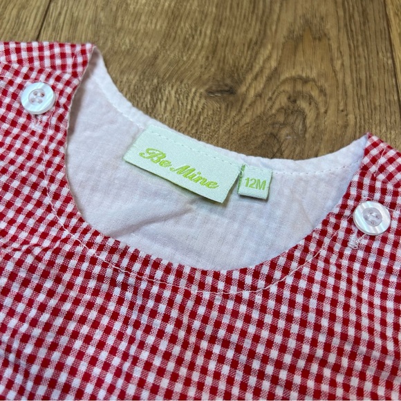 Be Mine red and white firetruck bubble - Size 12 M - Picture 3 of 5